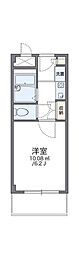 レオパレスイケガミ 1Kの間取図画像