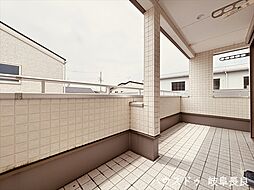 岐阜市大字鏡島：バルコニー