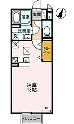 ネクサス三成A ワンルームの間取図画像