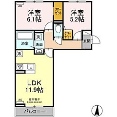 物件の間取り