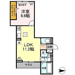 Haroudo 1LDKの間取図画像