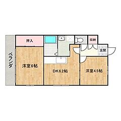 物件の間取り