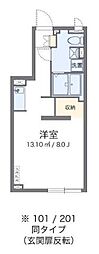 アルクルピナスV ワンルームの間取図画像