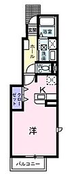 アヴェニール ワンルームの間取図画像