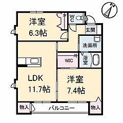 物件の間取り