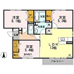 物件の間取り