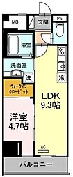 ALOFT 1LDKの間取図画像