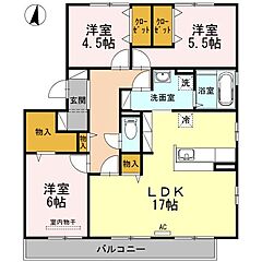 物件の間取り