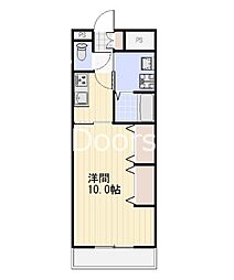 岡山電気軌道清輝橋線 清輝橋駅 徒歩11分の賃貸マンション 5階1Kの間取り