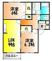 物件の間取り
