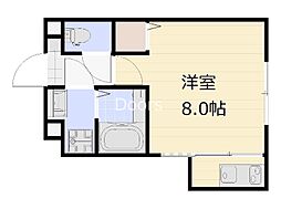 Casa Grande 白石 1Kの間取図画像