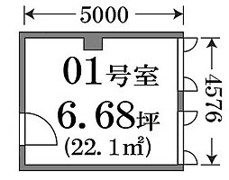三洋北堀江ビルの間取図画像