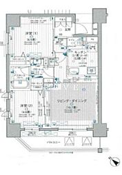 JR山手線 神田駅 徒歩3分の賃貸マンション 2階2LDKの間取り