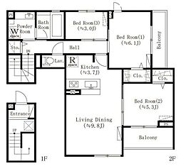 間取図画像 3LDK