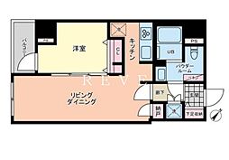 東京メトロ日比谷線 秋葉原駅 徒歩15分の賃貸マンション 3階1LDKの間取り