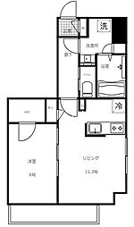 間取図画像 1LDK