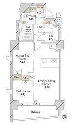 間取図画像 2SLDK