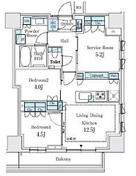 間取図画像 2SLDK