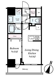 間取図画像 1LDK