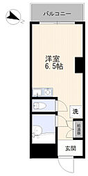 BellHills天満 ワンルームの間取図画像