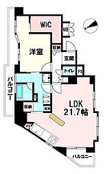 ライオンズマンション二日市駅前 1LDKの間取図画像
