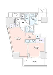 間取図画像 1LDK