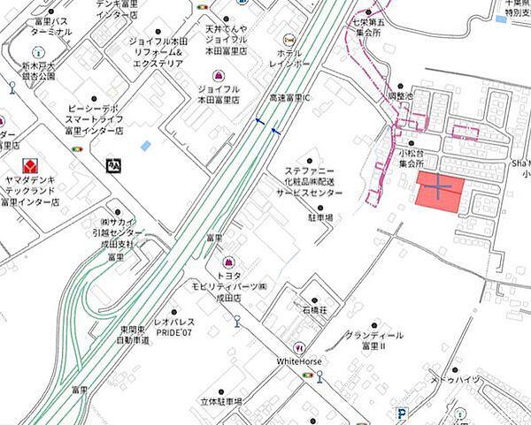 地図を拡大表示