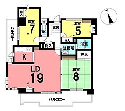 間取図画像 3LDK