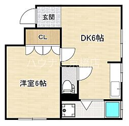 間取図画像 1DK