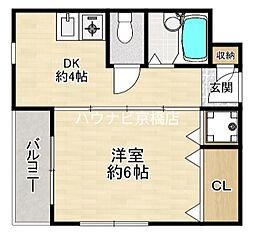 ShiGehru日幸 1DKの間取図画像