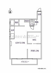 マンション霧島 1SLDKの間取図画像