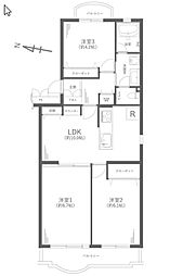 間取図画像 3LDK