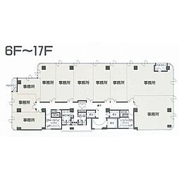 若杉センタービル本館の間取図画像