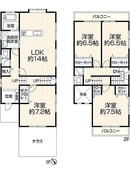 間取りを拡大表示