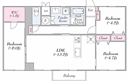間取図画像 3LDK