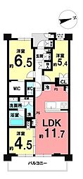 グランアネシス沼津大岡 3LDKの間取図画像