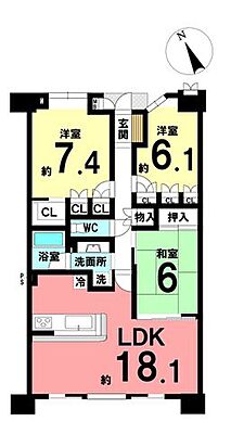 間取り メゾン・グランツ沼津浅間 4階/-
