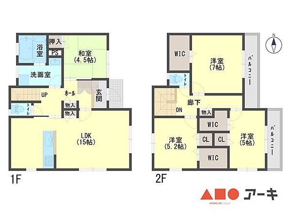間取りを拡大表示