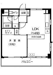ヴィラ目白アベニュー 1LDKの間取図画像