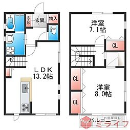 横沼町戸建貸家 1階