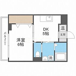 インフィルド2 1DKの間取図画像