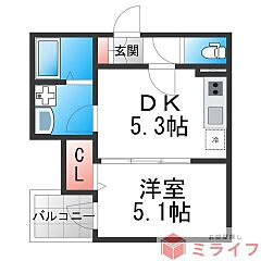 物件の間取り