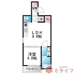 物件の間取り