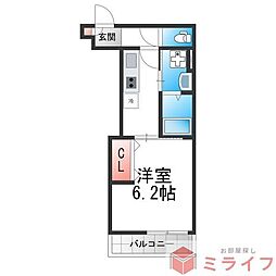 クレアール西今川 2階/-