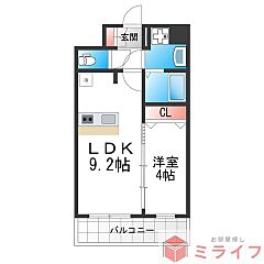 物件の間取り
