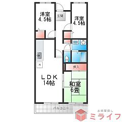 物件の間取り