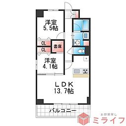 ベルンガーデン勝山北 4階