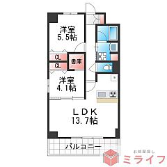物件の間取り