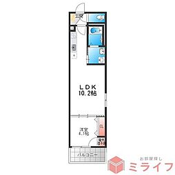Faseciaassist 1LDKの間取図画像