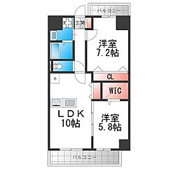 FREEDOM residence堺寺地町 2LDKの間取図画像